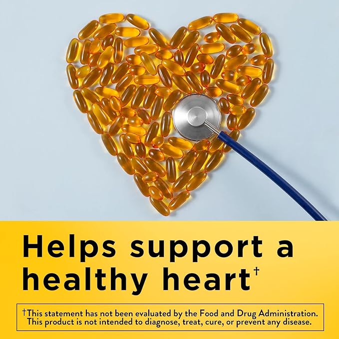 Nature Made Fish Oil 1000 mg Softgels, Fish Oil Supplements, Omega 3 Fish Oil for Healthy Heart Support, Omega 3 Supplement with 320 Softgels, 160 Day Supply