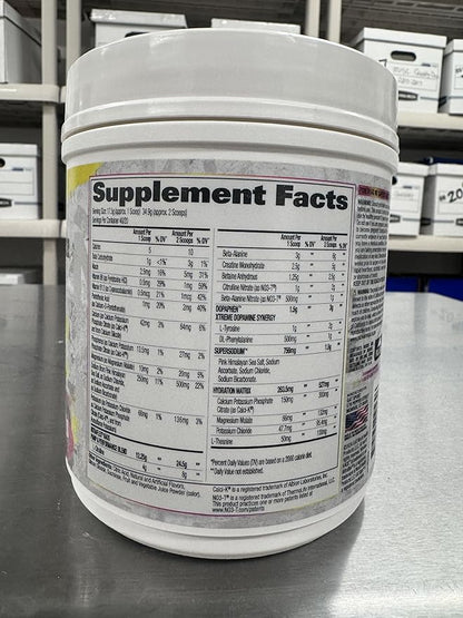 GAT SPORT Nitraflex KAOS Stimulant Free Pre-Workout (Berry Lemonade)