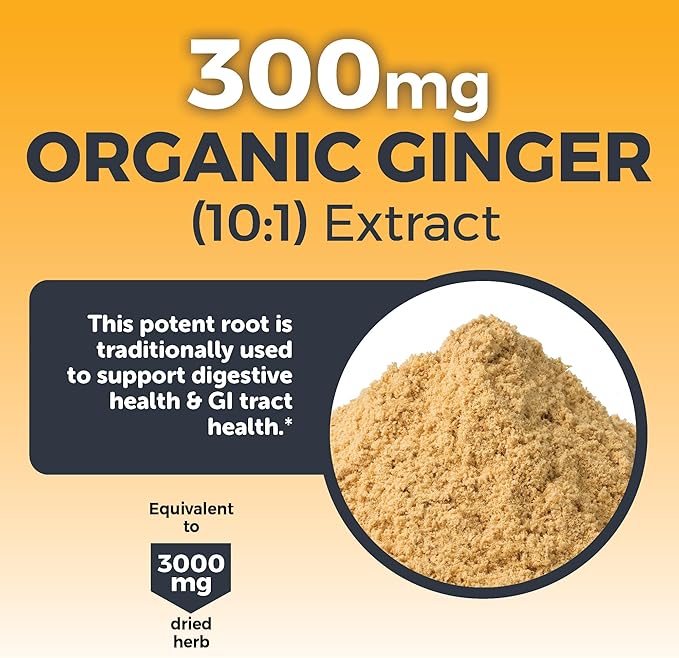 Organic Turmeric Ginger Supplements for Joint Support and Heart Health -1450 mg per Serving Tumeric and Ginger Pills with 150 of Turmeric Standardized to 95% Curcuminoids, 15mg Black Pepper Extract