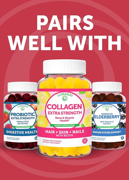 Lunakai USA Made Womens Multivitamin Gummies - Delicious Daily Dose with 16 Multi Vitamins for Women - Energy & Immune Support, Non-GMO, 60 Ct