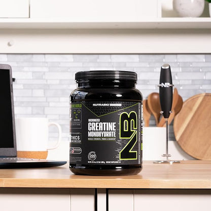 NutraBio Pure Creatine Monohydrate Powder Supplement, Unflavored, (1000 g) - Supports Bulk Muscle Energy, Recovery, and Strength - HPLC Tested Pure Grade Creatine Powder Supplement for Men and Women
