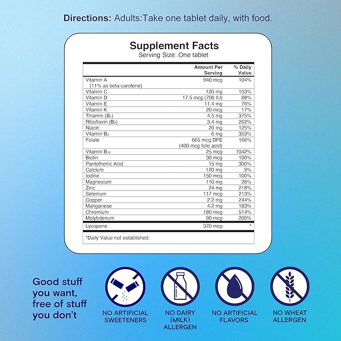 One A Day Men's Multivitamin 50+ Daily Essentials | Multivitamin for Men 50 Plus Supports Immune Health, Healthy Brain Function & Physical Energy | Vitamins for Men with Vitamin C & Zinc, 150 Count