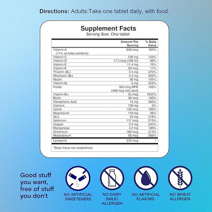 One A Day Men's Multivitamin 50+ Daily Essentials | Multivitamin for Men 50 Plus Supports Immune Health, Healthy Brain Function & Physical Energy | Vitamins for Men with Vitamin C & Zinc, 150 Count