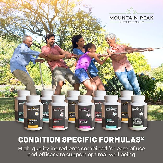 Mountain Peak Nutritionals Energy Formula - All in One Multi-Mineral Powder - Complete Nutrition, Vitamin, Mineral, and Electrolyte Supplement for Men & Women - Orange Flavor (255g, 30 Servings)