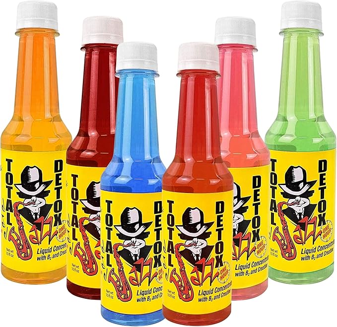10oz Jazz Total Detox Liquid Concentrate with B2 & Creatine Variety Pack (3)