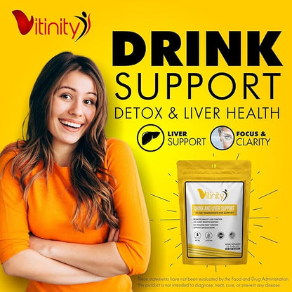 Anti Drink Support Supplement-15+Key Ingredients for Craving Support,Liver Health,Kudzu, Milk Thistle,Holy Basil,DHM,All Natural Cleanse,Gradual Reduction,Nutrient Replenisher Tablets(15 Days)