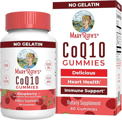 MaryRuth Organics CoQ10 | 1 Month Supply | CoQ10 Gummies | CoQ10 Supplements for Adults| Gummy Supplements for Heart Health & Cellular Energy | Vegan | Non-GMO | Gluten Free | 60 Count