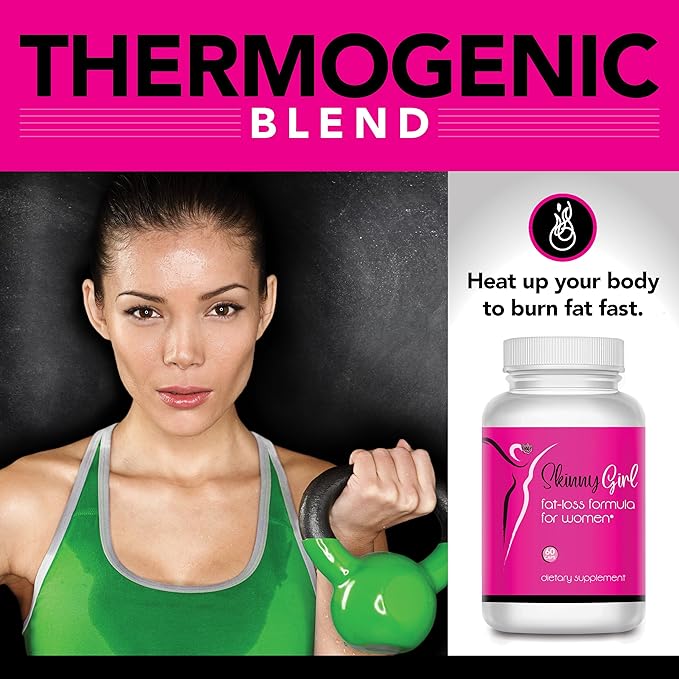 Skinny Girl- Advanced Weight Loss Formula for Women- Best Female Diet Pills That Work Fast- Lipogenic to Curb Your Appetite- Thermogetic to Burn Away Fat- Boost Energy and Focus- 60 Caps