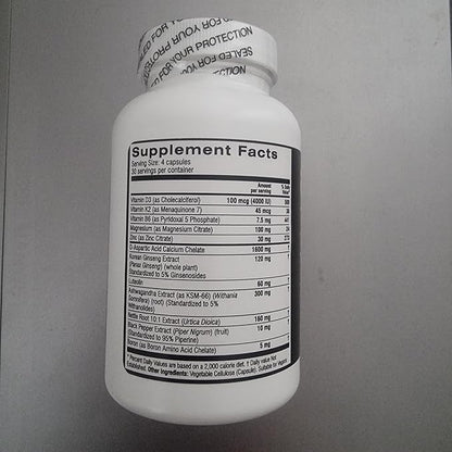 Natural Testosterone Booster 120 Capsules