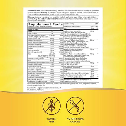 Nature's Way Alive! Max3 Potency Adult Complete Multivitamin, Ultra Potency B-vitamins to Support Energy Metabolism*, with Methylated B12 and Folate, 180 Tablets (Packaging May Vary)