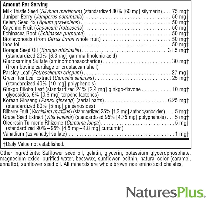 Natures Plus Regeneration Multivitamin - 90 Softgels - with Potent Botanical Extracts, Minerals & Antioxidants - Natural Energy Production & Overall Well-Being - Gluten-Free - 30 Servings