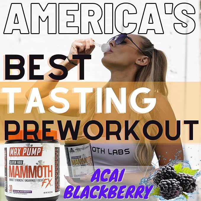 Pump Pre Workout- 30 Servings | Explosive Energy & Focus with Nitric Oxide Boosters- Build Muscle & Increase Endurance| Sugar Free, Natural Gluten Free Energy for Men & Women