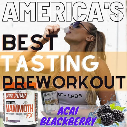 Pump Pre Workout- 30 Servings | Explosive Energy & Focus with Nitric Oxide Boosters- Build Muscle & Increase Endurance| Sugar Free, Natural Gluten Free Energy for Men & Women