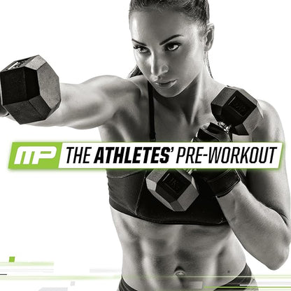 Muscle Pharm Assault Energy & Strength Pre Workout Powder for Men & Women with Beta Alanine, Caffeine, Creatine & Betaine Anhydrous, Pre-Workout Supplements, 30 Servings, Blue Raspberry Flavor