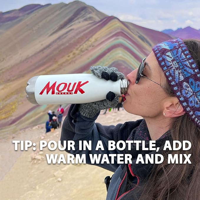 MOUK Energy Workout & Sports Nutrition Energy Gel - Dragon Fruit Flavor All Natural with Whole Chia Seeds | Easy Digestion, Vegan, Gluten Free, Essential Electrolyte | 1.38 Ounce (Pack of 10)