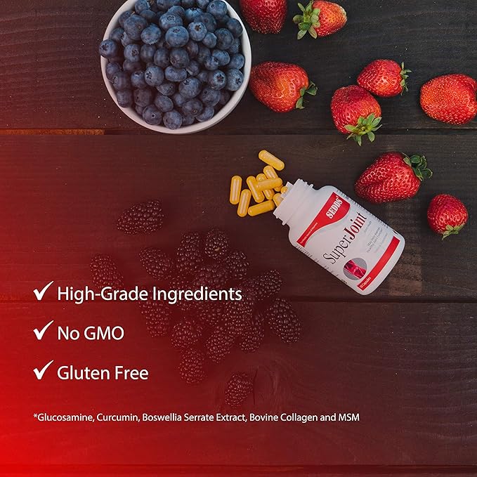 SEDDS® Fast Acting Joint Care Supplement for Men & Women Intended to Support Joint Health with Glucosamine, MSM, Boswellia, Turmeric and Collagen | 60 Capsules