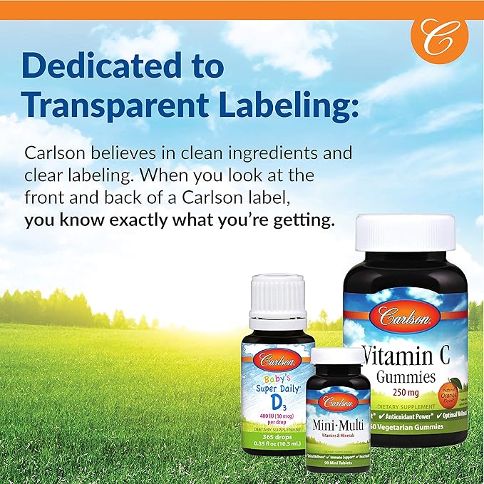 Carlson - Vitamin A Solubilized, 10000 IU (3000 mcg RAE), Water Soluble, Vision Health, 100 Softgels