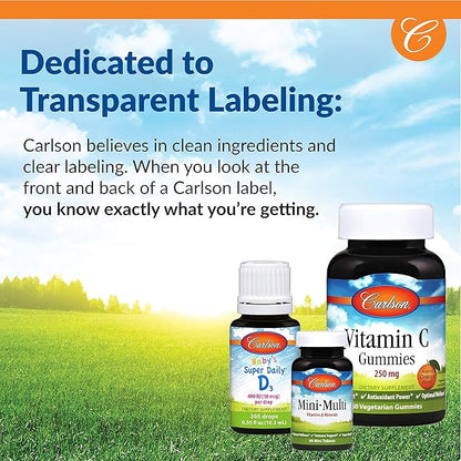 Carlson - Vitamin A Solubilized, 10000 IU (3000 mcg RAE), Water Soluble, Vision Health, 100 Softgels