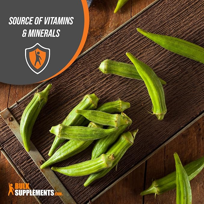BulkSupplements.com Okra Extract Powder (5 Kilograms - 11 lbs)