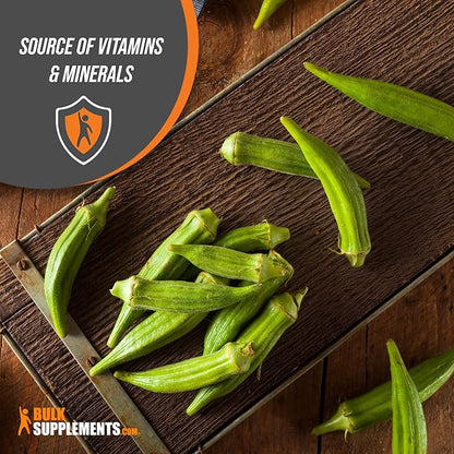 BulkSupplements.com Okra Extract Powder (5 Kilograms - 11 lbs)