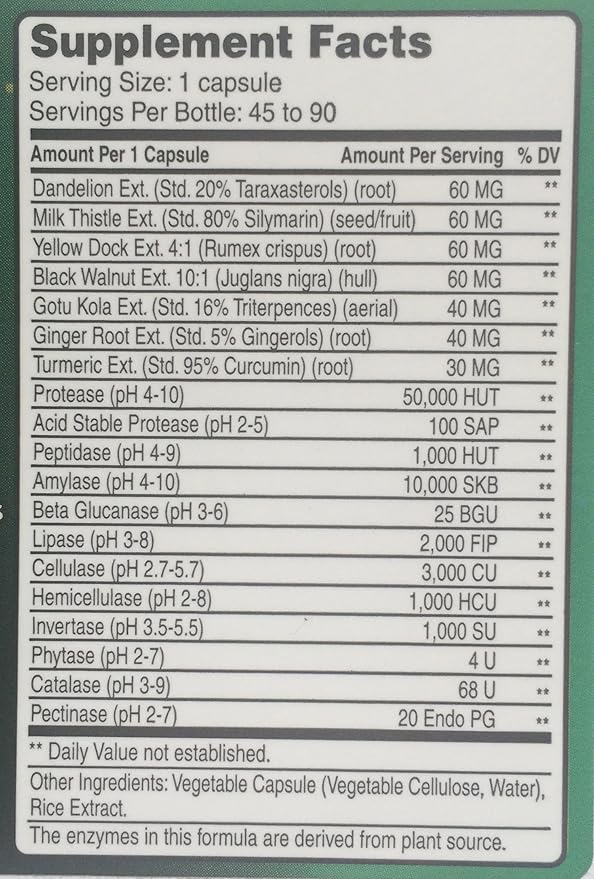 Allegany Nutrition Daily Detox - 90 Count