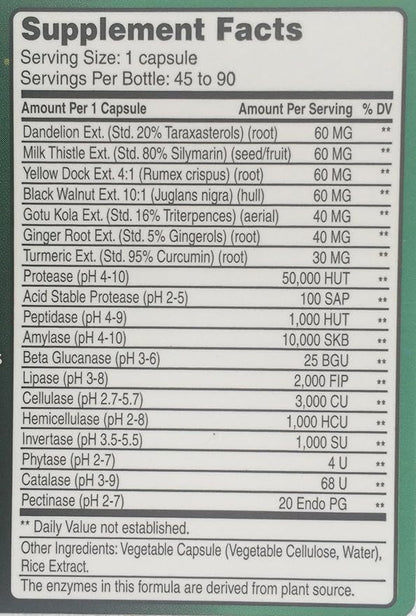 Allegany Nutrition Daily Detox - 90 Count