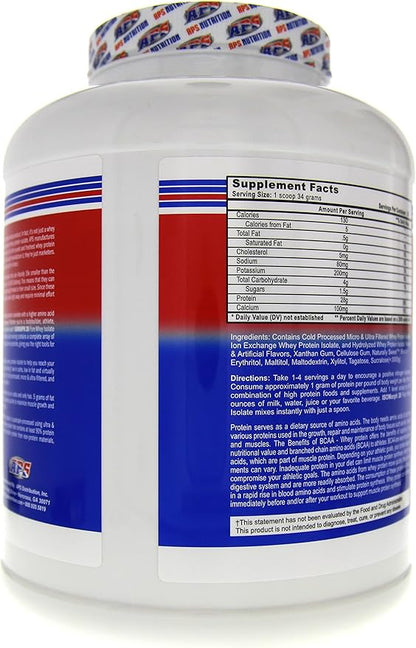 APS Nutrition Isomorph Protein Powder Supplement | Whey Protein Isolate | Ultra- Filtered | 28g Protein |Vanilla Ice Cream, 5 Pound (Pack of 1)