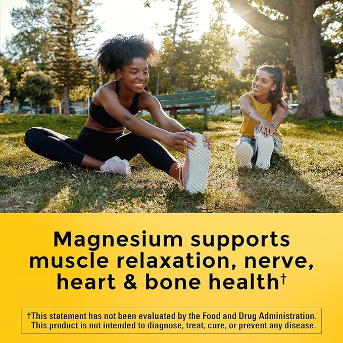 Nature Made High Absorption Magnesium Glycinate 300mg per 3 Capsules, Magnesium Supplement for Muscle, Heart, Nerve and Bone Support, 90 Magnesium Bisglycinate Capsules, 30 Day Supply
