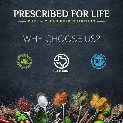 Prescribed For Life Nutriose Powder | Natural Fiber Supplement | Prebiotic Soluble Corn Fiber for Adults | Gluten Free, Vegan, Non GMO (25kg / 55lb)