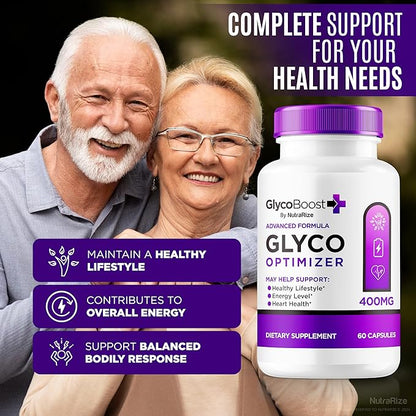 (5 Pack) GlycoBoost - Official Glyco Boost Blood Support Formula, All Natural Capsules for Healthy and Stable Levels, GlycoBoost Blood Vessel Cleaner, Glyco Boost Optimizer (300 Capsules)