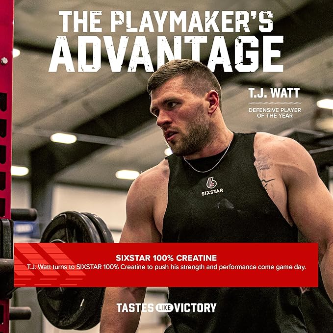 Six Star 100% Creatine Monohydrate Powder - Unflavored Micronized Creatine Monohydrate Supplement for Workout Performance, Muscle Building & Strength - Creatine Powder for Women & Men - 60 Servings