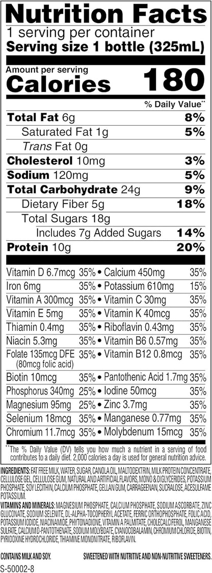 SlimFast Meal Replacement Shake, Original French Vanilla, 10g of Ready to Drink Protein, 11 Fl. Oz Bottle, 4 Count (Pack of 3) (Packaging May Vary)