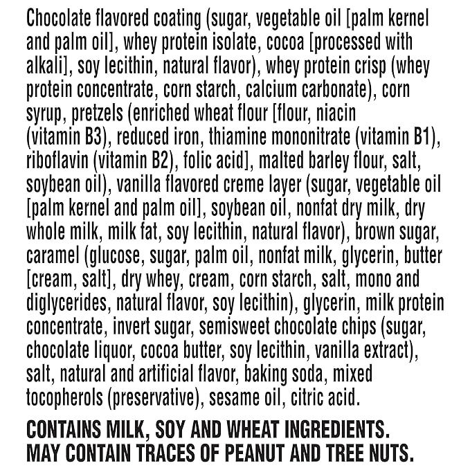 Gatorade Whey Protein Bars, Chocolate Pretzel, 2.8 oz bars (Pack of 12, 20g of protein per bar)