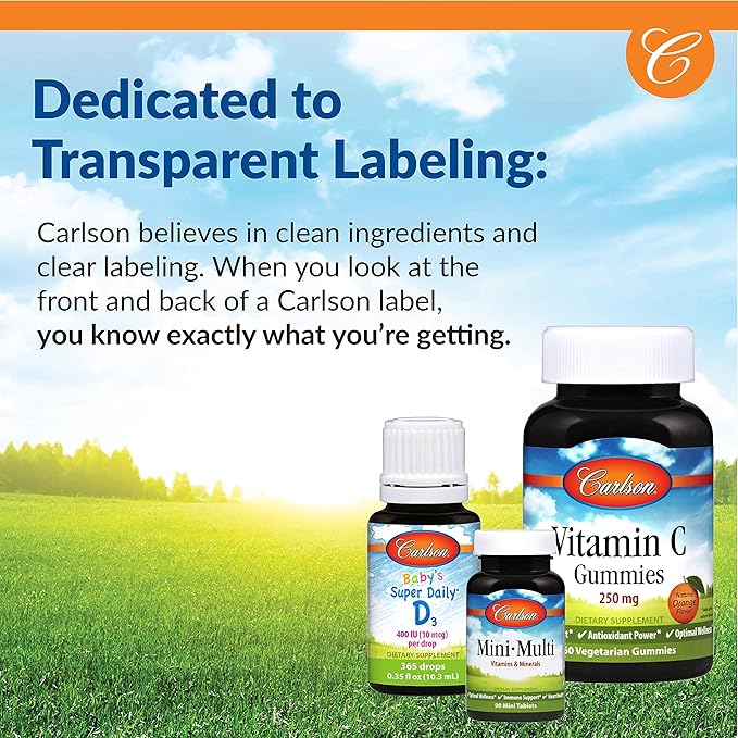 Carlson - ACES, Vitamins A, C, E + Selenium, Cellular Health & Immune Support, Antioxidant, 300 Softgels