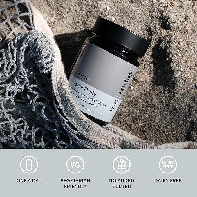 Multivitamin for Men, Mineral Supplements with 27 Vitamins, Minerals and Herbs, Including D, C, A, B, Biotin and Zinc, Vegetarian | General Health Supplements | 60 Capsules