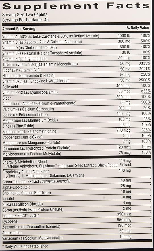 GNC Mega Men Energy and Metabolism Supplement, 90 Count