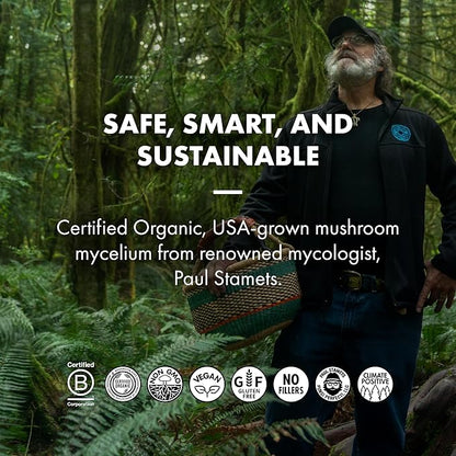 Host Defense Lion's Mane Extract - Brain Health Support Supplement - Mushroom Supplement to Support Focus & Memory Function - Immune & Nervous System Support Supplement - 1 fl oz (30 Servings)*