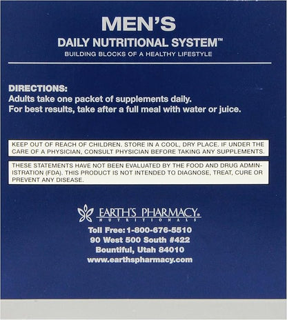 Evince Naturals Men's Daily Nutritional System, Multivitamin