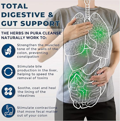 Pura Cleanse II Super Herb & Fiber Detox Drink