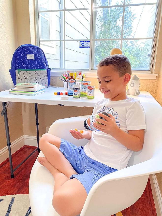 Carlson - Kid's Cod Liver Oil, 550 mg Omega-3s, Vitamins A & D3, Wild Norwegian, Bubble Gum, 250 mL