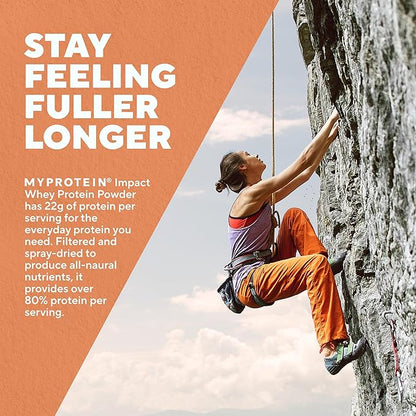 Myprotein Impact Whey Protein Powder, 2.2 Lbs (31 Servings) Mocha, 22g Protein & 5g BCAA Per Serving, Protein Shake for Superior Performance