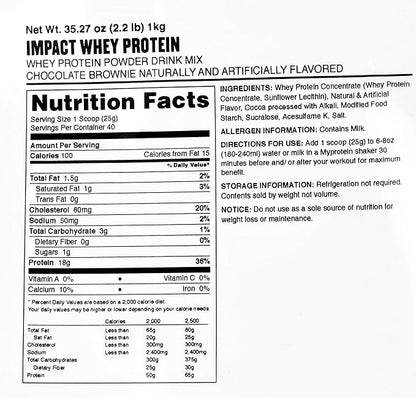 Myprotein® - MYVEGAN Pea Protein Isolate Powder - Natural Plant Based Protein Powder - Gluten Free, Sugar Free, Vegan Fitness Nutrition - Recovery w/Amino Acids - Unflavored, 2.2 Lb (40 Servings)