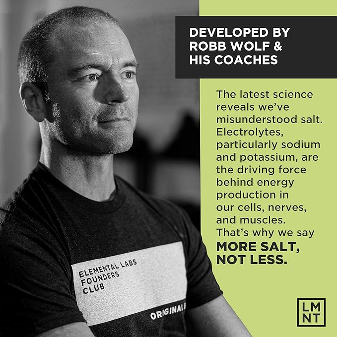 LMNT Sparkling Electrolyte Drink - Citrus Salt | 12-Count