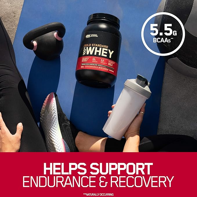 Optimum Nutrition Gold Standard 100% Whey Protein Powder, Strawberry, 1 Pound (Packaging May Vary)