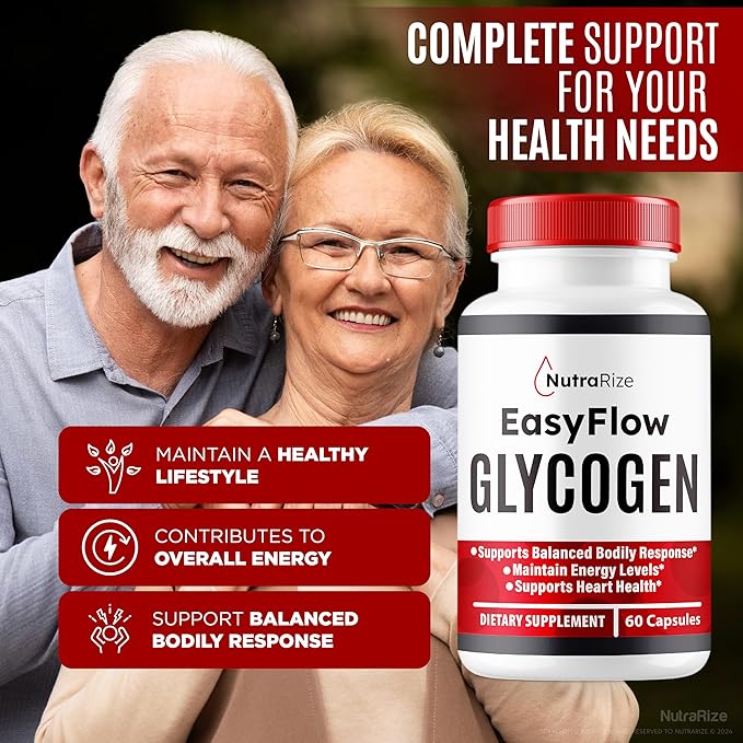(3 Pack) Easy Flow Glycogen, EasyFlow Glycogen Support Capsules, Easy Flow Glyco Optimizer, Official EasyFlow Glyco Optimiser Capsules, Easy Flow Detox Cleanse, Easy Flow Glycol (180 Capsules)