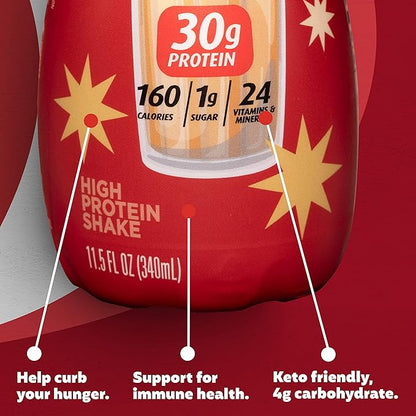 Premier Protein Shake, Limited Edition, Root Beer Float, 30g Protein, 1g Sugar, 24 Vitamins & Minerals, Nutrients to Support Immune Health, 11.5 fl oz, 12 Pack