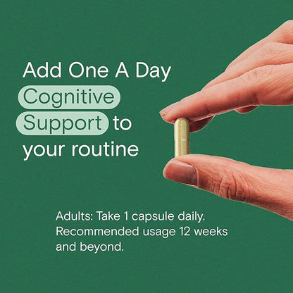 One A Day Cognitive Supplement – Brain Supplement to Support Cognitive Performance for Men and Women with Bacopa. Also includes Rhodiola, & Holy Basil, 30 Capsules (Packaging May Vary)