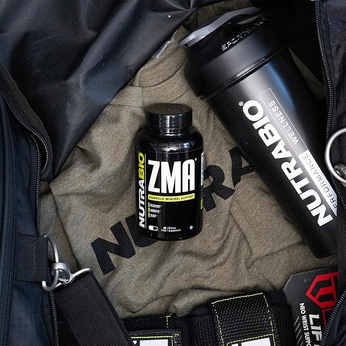 NutraBio ZMA Supplements for Men & Women- Zinc Magnesium Supplements to Support Hormone Levels -Sleep- Muscle Recovery-Immune Health 90 Count