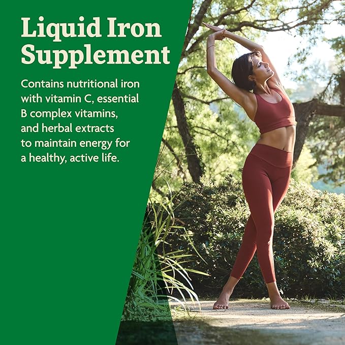 Floradix by Salus Iron & Herbs - Liquid Herbal Supplement for Energy Support - Iron Supplement with Vitamin C & B Complex Vitamins - Liquid Iron Supplement for Men & Women - 23 oz