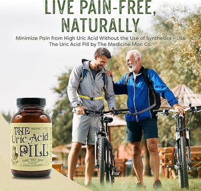 The Uric Acid Pill 90 Capsules - Uric Acid Supplement with Tart Cherry Extract, Celery Seeds, and Burdock Root - Uric Acid Support Supplement containing Non-GMO and Herbal Ingredients